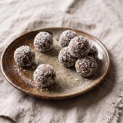 Brazil Nut & Date Energy Balls - No-bake cacao energy balls built on brazil nuts and dates