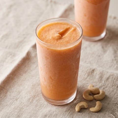 Carrot, Orange & Ginger Sunrise Juice-Style Smoothie - Carrot, orange, mango and ginger blended whole