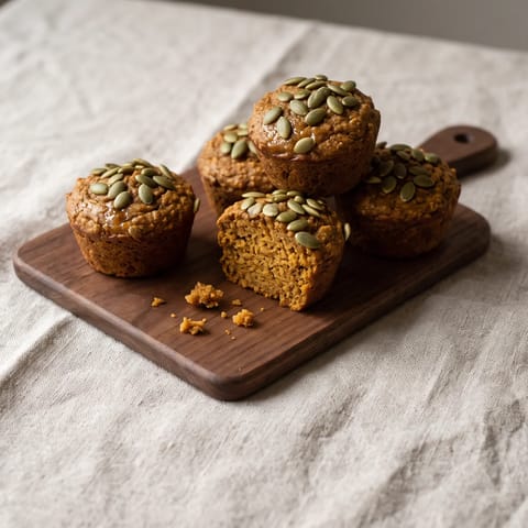 Pumpkin Spice Blender Muffins - One-blender pumpkin oat muffins, warmly spiced and freezer-ready