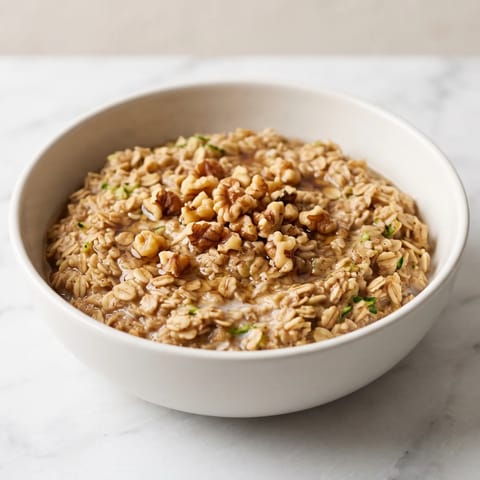 Zucchini Bread Oatmeal (Zucchini Bread Oats) - Oatmeal that borrows zucchini bread's playbook