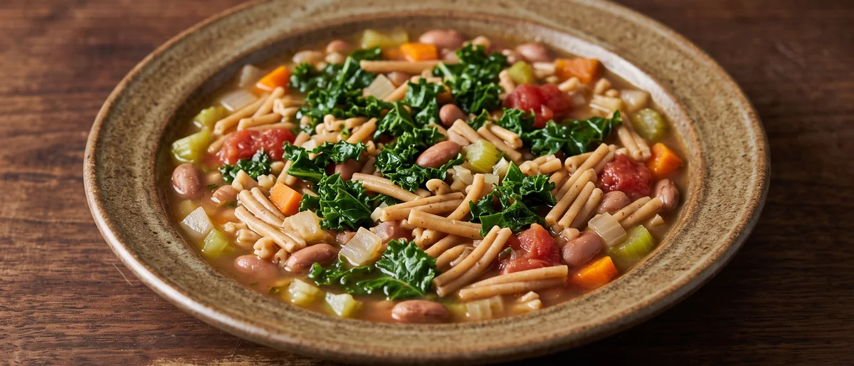 Big-Batch Minestrone - A giant pot of vegetables, beans and pasta that feeds you for days