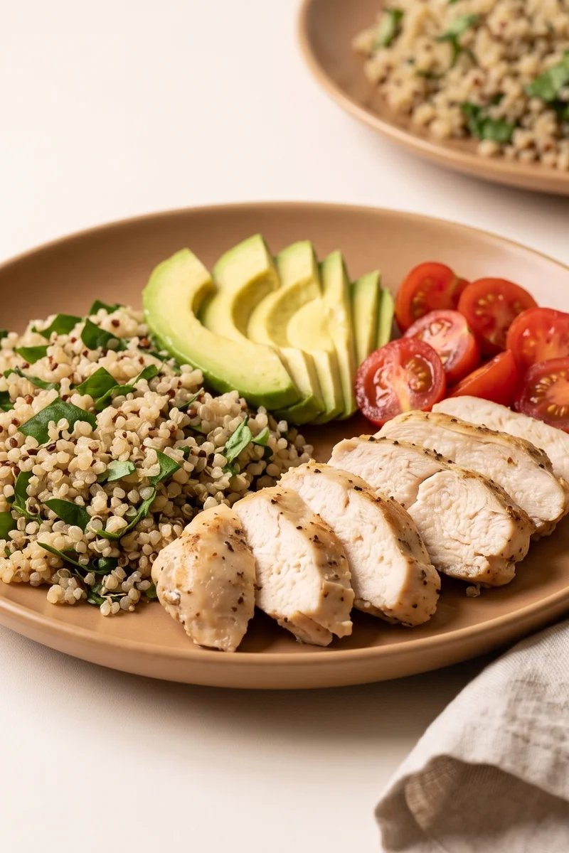 Chicken, Avocado & Quinoa Bowl - A proper protein-forward lunch
