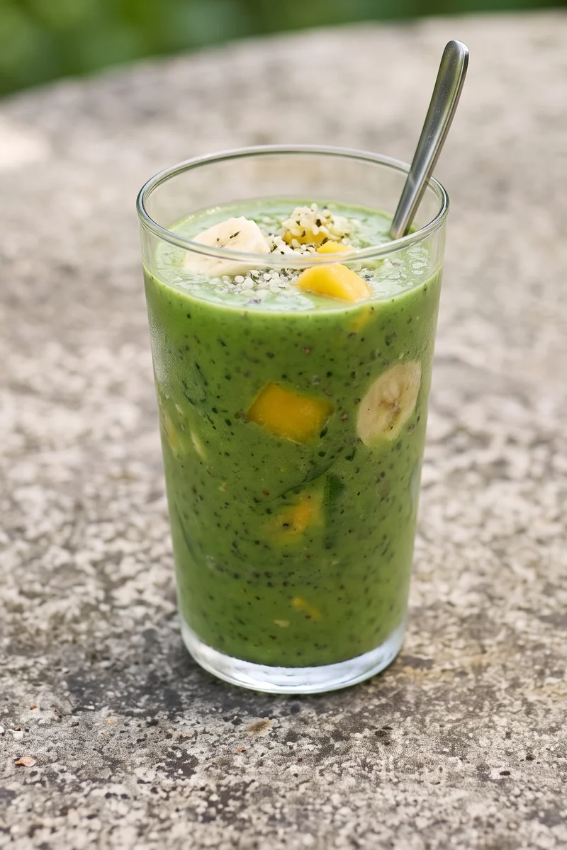 Green Monster Freezer Smoothie Packs - Pre-bagged freezer packs of spinach, mango, banana and seeds that blend into a sweet green smoothie