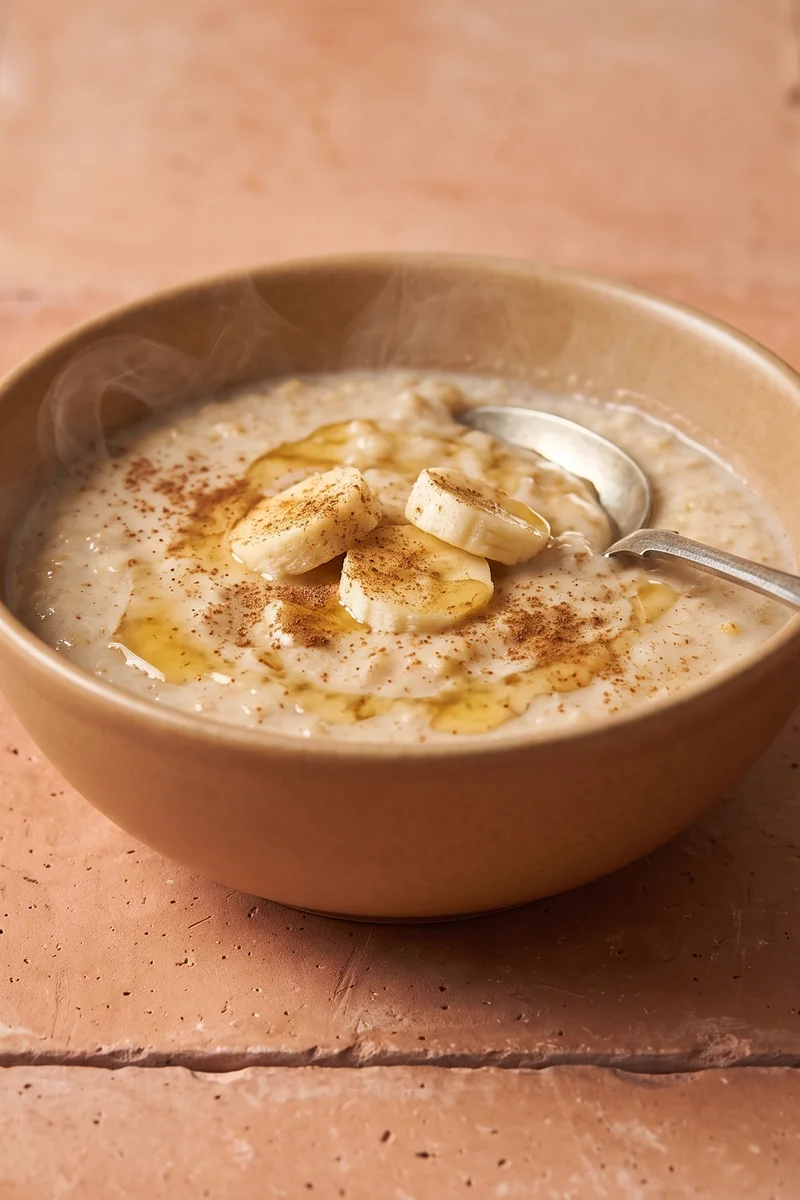 Malted Milk & Banana Warm Cup - Warm malted milk blended with banana and cinnamon