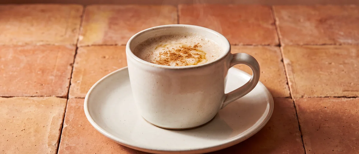 Malted Milk & Banana Warm Cup - Warm malted milk blended with banana and cinnamon