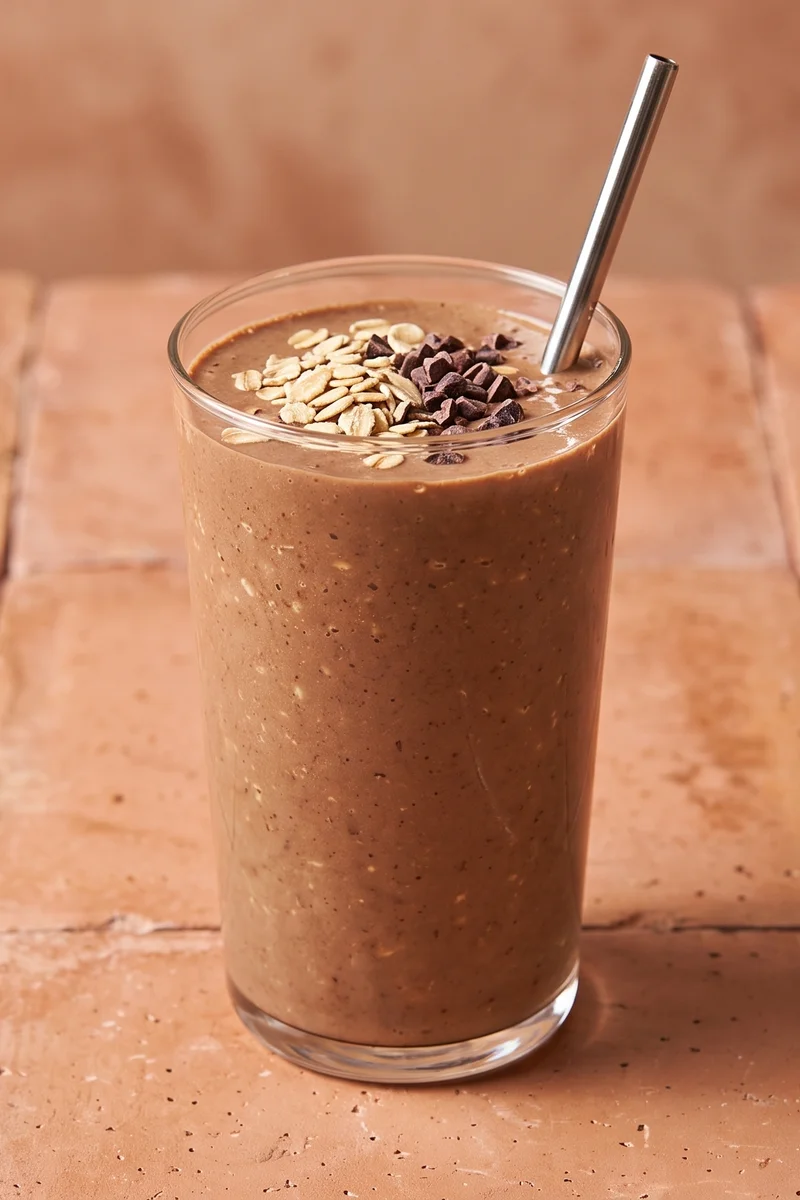 Mocha-Free Cacao Banana Smoothie - A thick cacao-banana-oat smoothie that scratches the chocolate-milkshake itch without the caffeine load