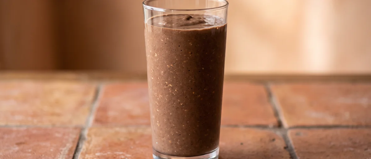 Mocha-Free Cacao Banana Smoothie - A thick cacao-banana-oat smoothie that scratches the chocolate-milkshake itch without the caffeine load