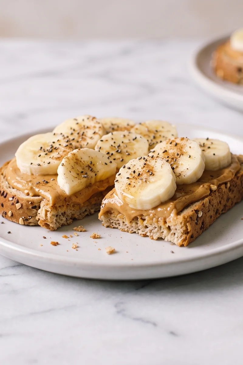 Peanut Butter & Banana Toast, Upgraded - The five-minute classic with seeds and cinnamon
