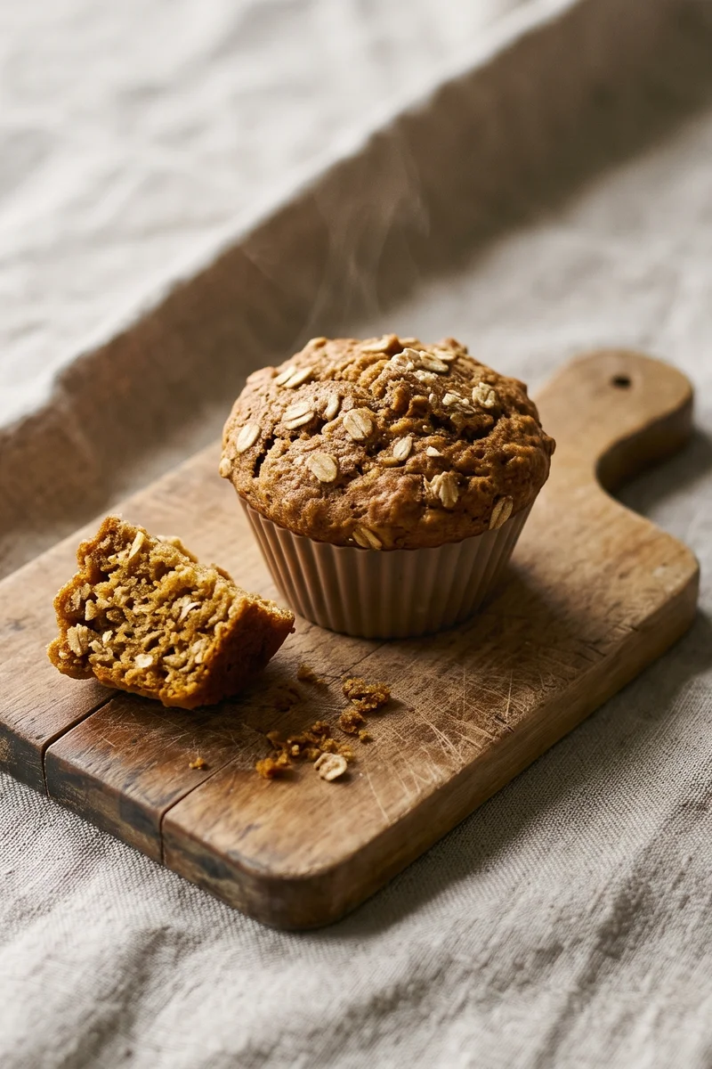 Pumpkin Spice Blender Muffins - One-blender pumpkin oat muffins, warmly spiced and freezer-ready