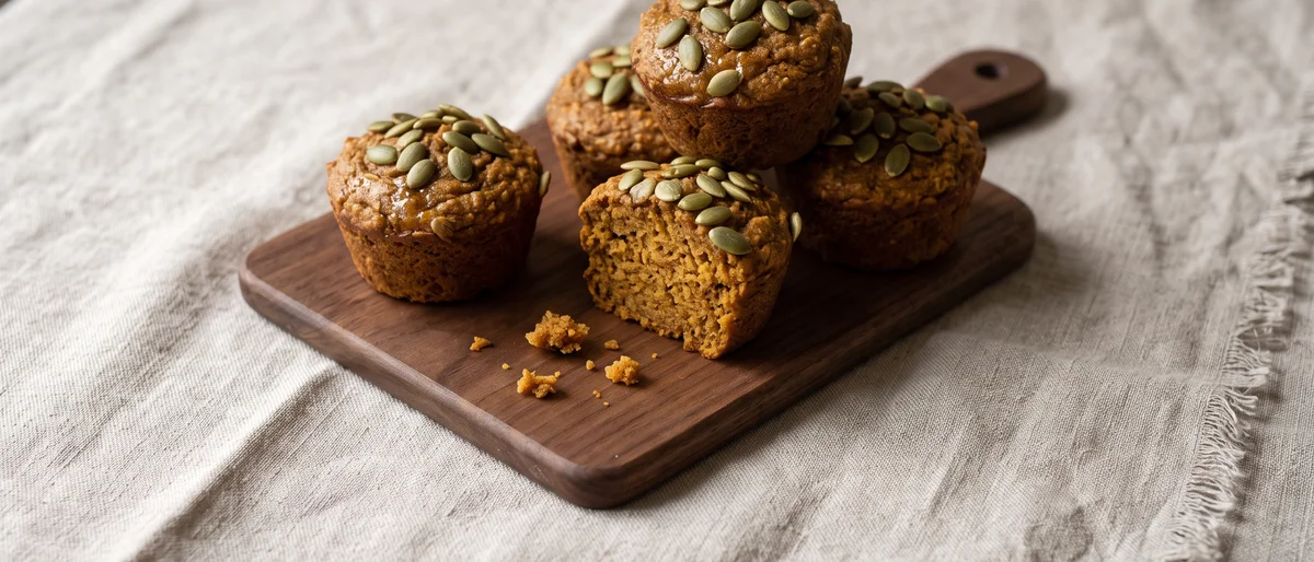 Pumpkin Spice Blender Muffins - One-blender pumpkin oat muffins, warmly spiced and freezer-ready