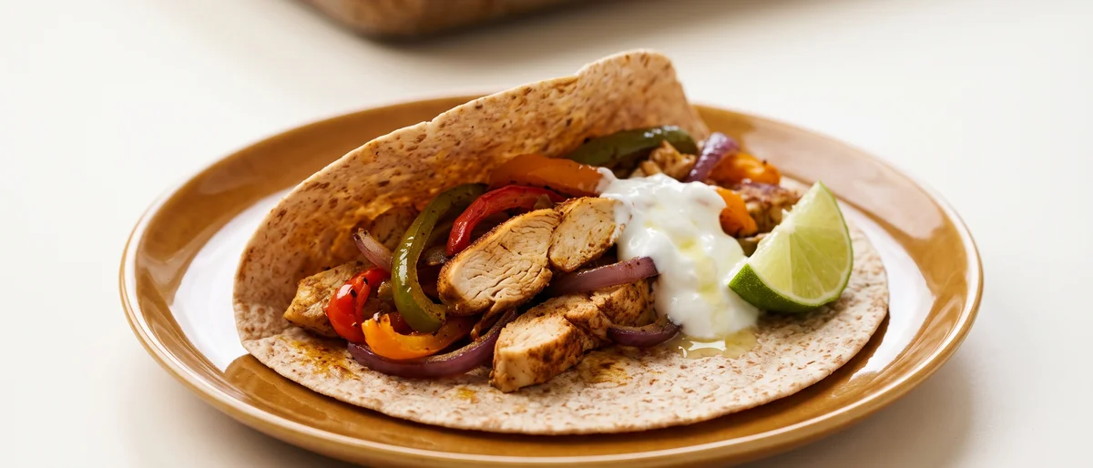 Sheet Pan Chicken Fajitas - Chicken, peppers and onions roasted on one sheet pan with smoky spices, piled into warm tortillas