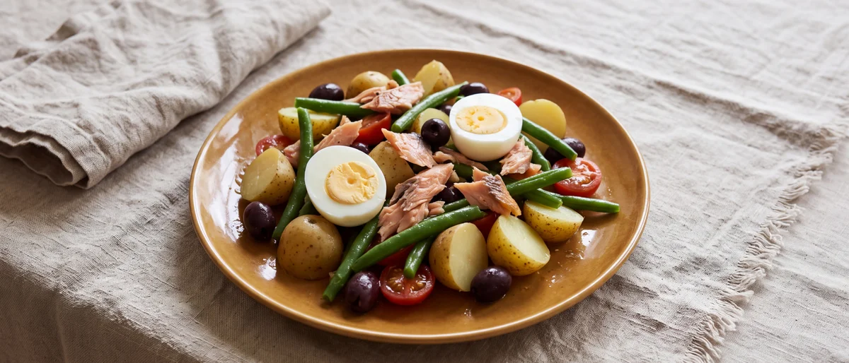 Tuna-Free Niçoise with Hot-Smoked Trout - All the Niçoise pleasures